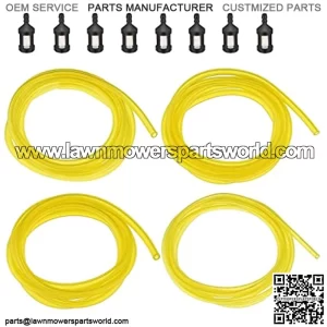 20 Feet Petrol Fuel Gas Line Pipe Hose & Mowers Trimmer Chainsaw, Each Fuel Tube is 5 feet/ 1.52 m Long