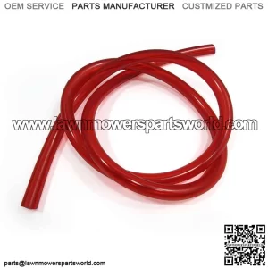 3' Length Of 1/4" ID X 3/8" OD Fuel Line Red Mini Bike Go Kart Mower Drift Trike