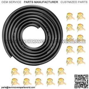 9.85 Feet 1/4 Inch ID Fuel Line Hose for Kawasaki Kohler Briggs & Stratton