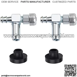 (Pack of 2 951-0171 751-0171 Fuel Shut Off Valve 735-0149 935-0149 Fuel Tank Bushing for MTD Troy Bilt Lawn Mower Portable Generator Snow Blower Tiller