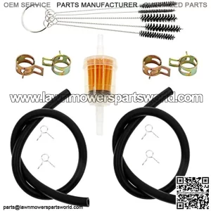 1/4 Inch Fuel Line Gas Filter for 263-65012-A3 303197 34490003 38283 38666 552265 71-5960 72084-G01 98021 25 050 03-S 25 050 08-S 25 050 22-S 25 050 22-S1 AM101126 AM116304 AM1163041 E303197