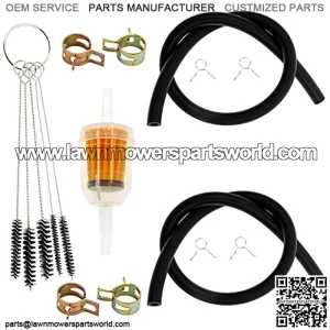 1/4Inch Fuel Line Gas Filter for E7187-82150 GY20709 JN3-F4560-00 JN6-F4560-00 KH-25-050-22-S1 M147272 PM244 E100 E110 E120 E130 E140 LA100 LA105 LA110 LA115 LA120 LA125 LA130 LA135 LA140 LA145