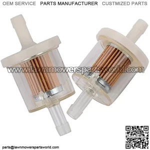 691035 493629 Fuel Filter fits for Briggs & Stratton Kawasaki 49019-7001 7-07061 Kohler 2505007S 2505021S Lawnmower Parts 1/4 Inline