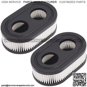 Air Filter 593260 798452 334404 Lawn Mower Air Cleaner Cartridge Filter for 4247 5432 5432k 09P00 09P702 550E 500EX 550EX 625 575EX 625EX 675EXI 725EXI Mower Series Engine Accessories (2 PCS)