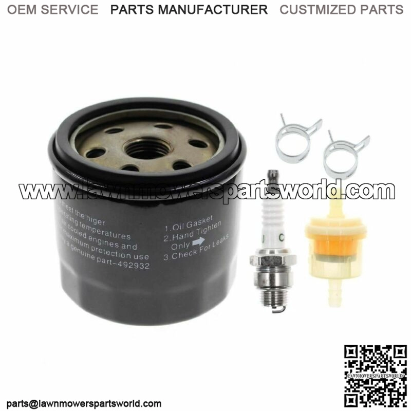 Oil Filter Tune Up Maintenance Kit Fits John Deere G110 G100 L130