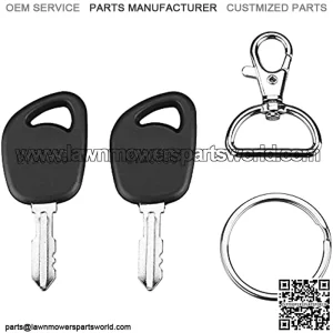 Ignition Key Fit for L100 L120 D110 D170 Riding Mower - Ignition Key Fit for AYP HU Troy Bilt Craftsman LT1000 LT2000 LT3000 Lawn Tractor, Replace GY20680 AM131946 140401, 2 Pcs