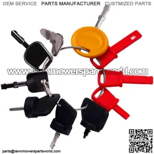 10 Equipment Key Set Snow Blower Keys Lawn Mower Keys Fits Toro, MTD, Cub Cadet, Troy-Bilt, Craftsman, Briggs & Stratton, Tecumseh Snow King, Snoopy, Indak, Husqvarna