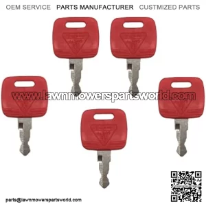 5pcs RE183935 RE71557 Ignition Keys Compatible for John Deere Tractor Replacement