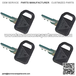 4X Ignition Keys AM131841 For John Deere 1200A 3225C F1145 GT225 LX172 X485 445