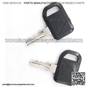 2X Ignition Keys AM131841 For John Deere 1200A 3225C F1145 GT225 LX172 X485 445