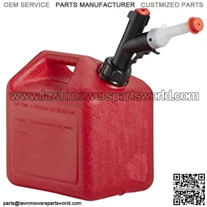 GB320 Briggs and Stratton GarageBoss Press 'N Pour 2+ Gallon Gas Can, Red