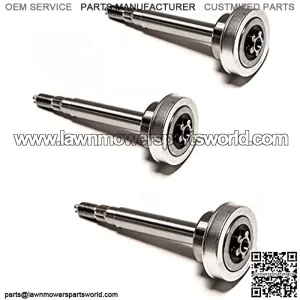 Spindle Shaft Bearing Assembly fits 187291 187292 192872 Poulan (3 Pieces)