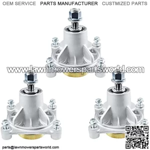 36 42 52 Inch Deck Spindle Assembly for  Raptor Limited 604214, for  931741 931881 931899 931998US 932004US Zero-Turn Mowers (3 Pack)