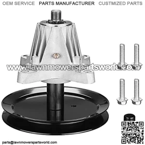 Spindle Assemble for Cub Cad Mower - Deck Spindles for Cub Cad LTX1045 LTX1046,  LT2000 LT2500, Greasable Spindle for Troy Bilt MTD Riding Lawn Mower Tractor, Replace 918-04865A 618-04636