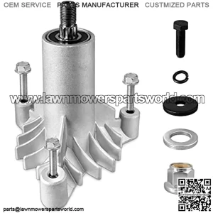 Spindle Fit for  LT1000 Riding Mower - Spindle Fit for HU Poulan Sears  LT2000 LT3000 DLT3000 Lawn Mower with 38" 42 inch Deck, Included 3 Tapped Bolts & Holes, Replace 130794 128285