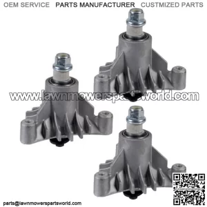 3 AYP DECK SPINDLE- 44, 46, 50", ayp p/n 143651 with housing, Bolts #137152