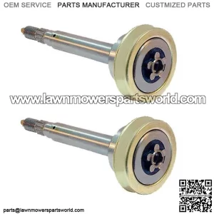 2 Spindle Shafts fit 46" 48" 54" Mower Deck 192872 532192872 532187291