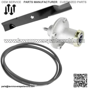 Deck Spindle Blade Belt Kit For Husqvarna Gt52 Xls 52" GTH27V52Ls GTH24V52Ls