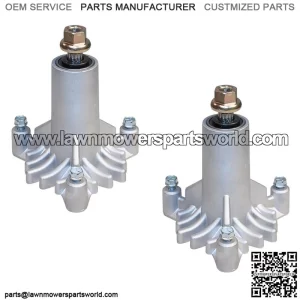 Spindle Assemblies (2) Deck Mandrels for 36" 38" 42" Fits Husqvarna Craftsman Po