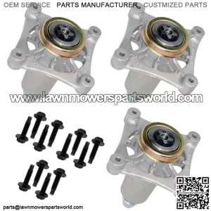3 Spindle Assembly For Husqvarna RZ5424 RZ5426 RZ5422 RZ54i Z254
