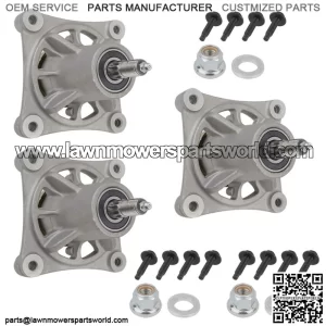 3 Spindle Assembly 48" Deck for Husqvarna RZ4621 RZ4622 RZ4623 Z246 Z4824