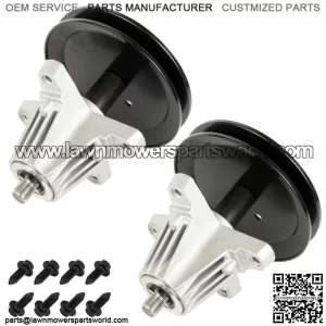 2 Spindle Assembly fits MTD Husqvarna 918-06989 91806989 618-06989 61806989