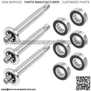 3 Spindle Shaft w/ Bearing fits Cub Cadet MTD 7381186A 7381186 75306348 738-1186