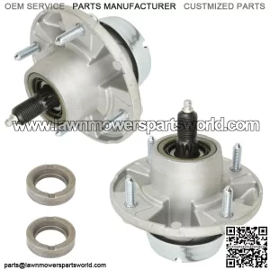 2 Spindle Assembly W/Bolt for John Deere LTR155 LTR166 LTR180 LX280 Am144377