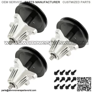 3 Spindle Assembly fits MTD Husqvarna 918-06989 91806989 618-06989 61806989