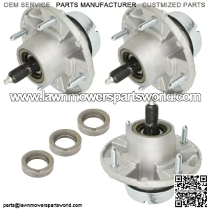 3 Spindle Assembly W/Bolt For John Deere X590 X710 X738 X739 X754 X758 Am144377