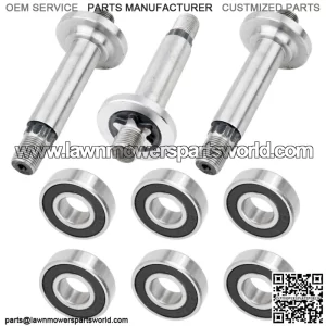 3 Spindle Assembly Shaft W/ Bearing for MTD Cub Cadet 738-0976 7380976
