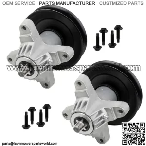 2 Spindle Assembly W/Bolt for MTD Cub Cadet 618-04474 618-04474A 618-04474B