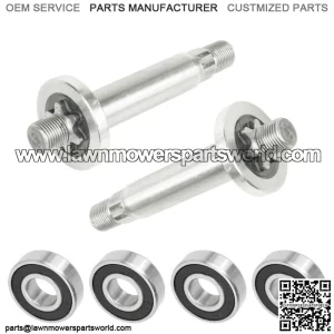 2 Spindle Shaft w/ Bearings for MTD Cub Cadet 7380927 738-0927