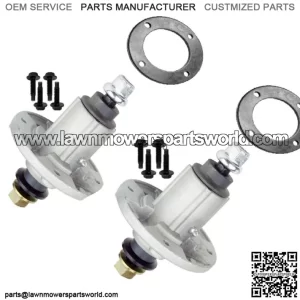 2 Spindle Assembly w/ Ring for John Deere D100 D110 D130 D140 D150 D160 LA100