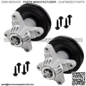 2 Spindle Assembly W/Bolt for MTD Cub Cadet Lt3800 Lt3812 Lt538G 918-04474 A B