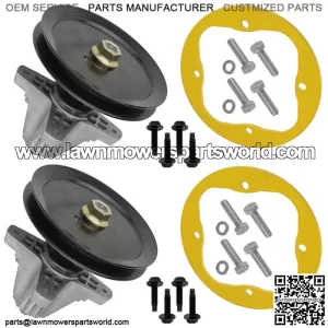 2 Spindle Assembly w/ Deck Ring for MTD Troy Bilt 918-05078A 618-05078A 285-167