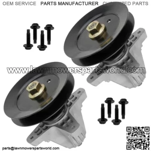 2 Spindle Assembly With Pulley 54" Deck For Cub Cadet S54 S54Kh S54Kw