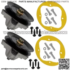 2 Spindle Assembly w/ Deck Ring for MTD Cub Cadet 918-0574 618-0574 918-0574C