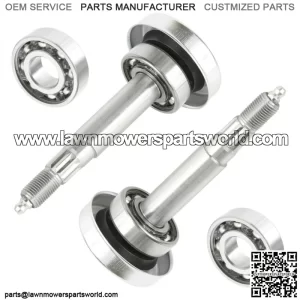 2 Spindle Shaft w/ Bearings for Husqvarna 174360 532174360