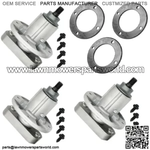 3 Spindle Assembly w/ Rings for John Deere 14.542Gs 1642Hs 17.542Hs 1742Hs