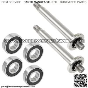 2 Spindle Shaft w/ Bearing for Cub Cadet MTD 738-1197 shaft of 918-0671 618-0671