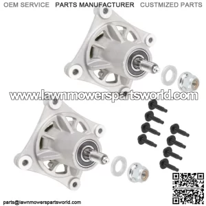 2 Spindle Assembly for Husqvarna Ayp Electrolux Craftsman 532174358 587125201