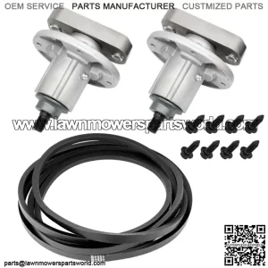 2 Deck Spindle Belt for John Deere Spindle Gy20785 Gy20050 Belt GX21833 GX20571