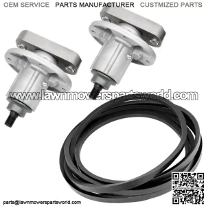 2 Kit for John Deere Spindle Gy20785 Gy20050 285093 Belt GX20305 Gy20571 265828