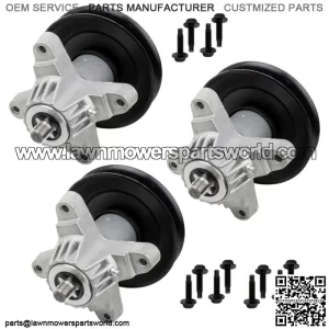 3 Spindle Assembly W/Bolt for MTD Cub Cadet 618-04474 618-04474A 618-04474B