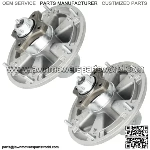 2 Spindle Assembly W/Bolt for John Deere Z510A Z520A Z710A Tca20639 Tca17517