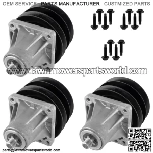 3 Spindle Assembly W/Pulley Bolt For MTD Cub Cadet 618-0241 918-0241 285-860