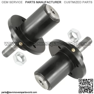 2 Spindle Assembly fits Dixie Chopper 300441 10161 zero-turn 50" 60" Short Shaft