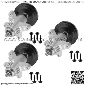 3 Set Spindle Assembly W/Pulley for MTD Cub Cadet 618-0671D 618-0671B 618-0671A
