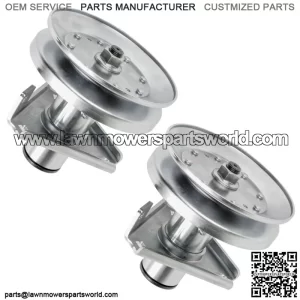 2 Spindle Assembly fits John Deere Sabo Lawn Tractor 107-17HS AM126225 AM121324